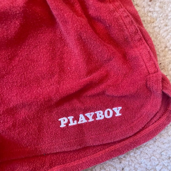 playboy red shorts - Picture 3 of 4
